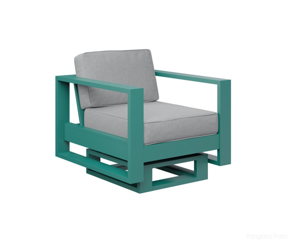 BGNR2924MGT-Berlin Gardens-Nordic Club Rocker-MGP Teal-Pangaea Patio