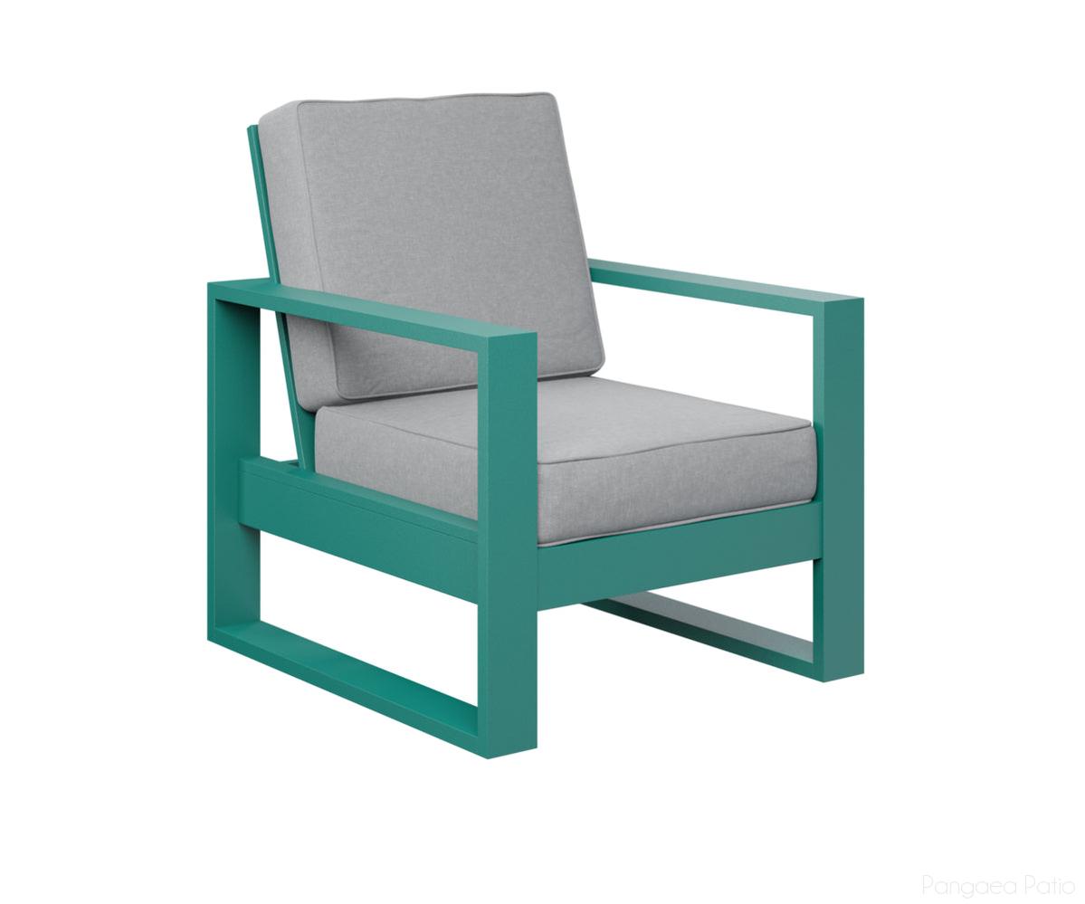 BGNHCC2934MGT-Berlin Gardens-Nordic High Back Club Chair-MGP Teal-Pangaea Patio