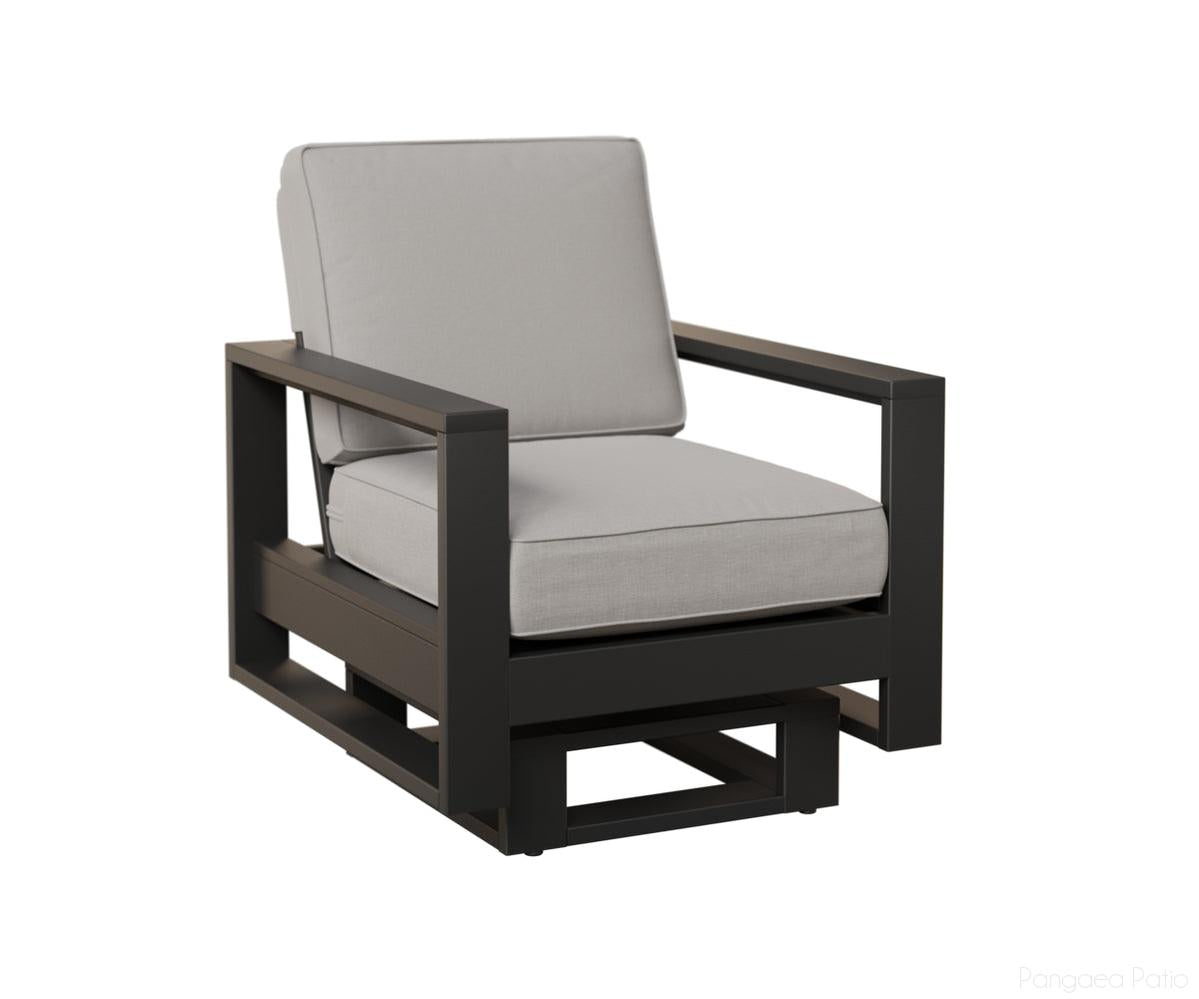 BGNHR2933MGB-Berlin Gardens-Nordic High Back Club Rocker-MGP Matte Black-Pangaea Patio