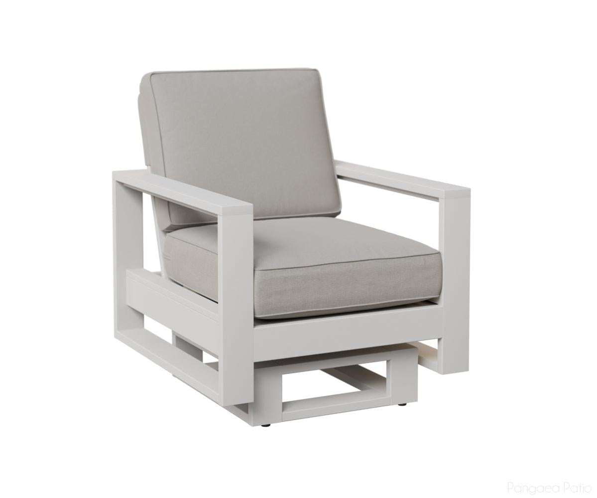 BGNHR2933MGW-Berlin Gardens-Nordic High Back Club Rocker-MGP Matte White-Pangaea Patio