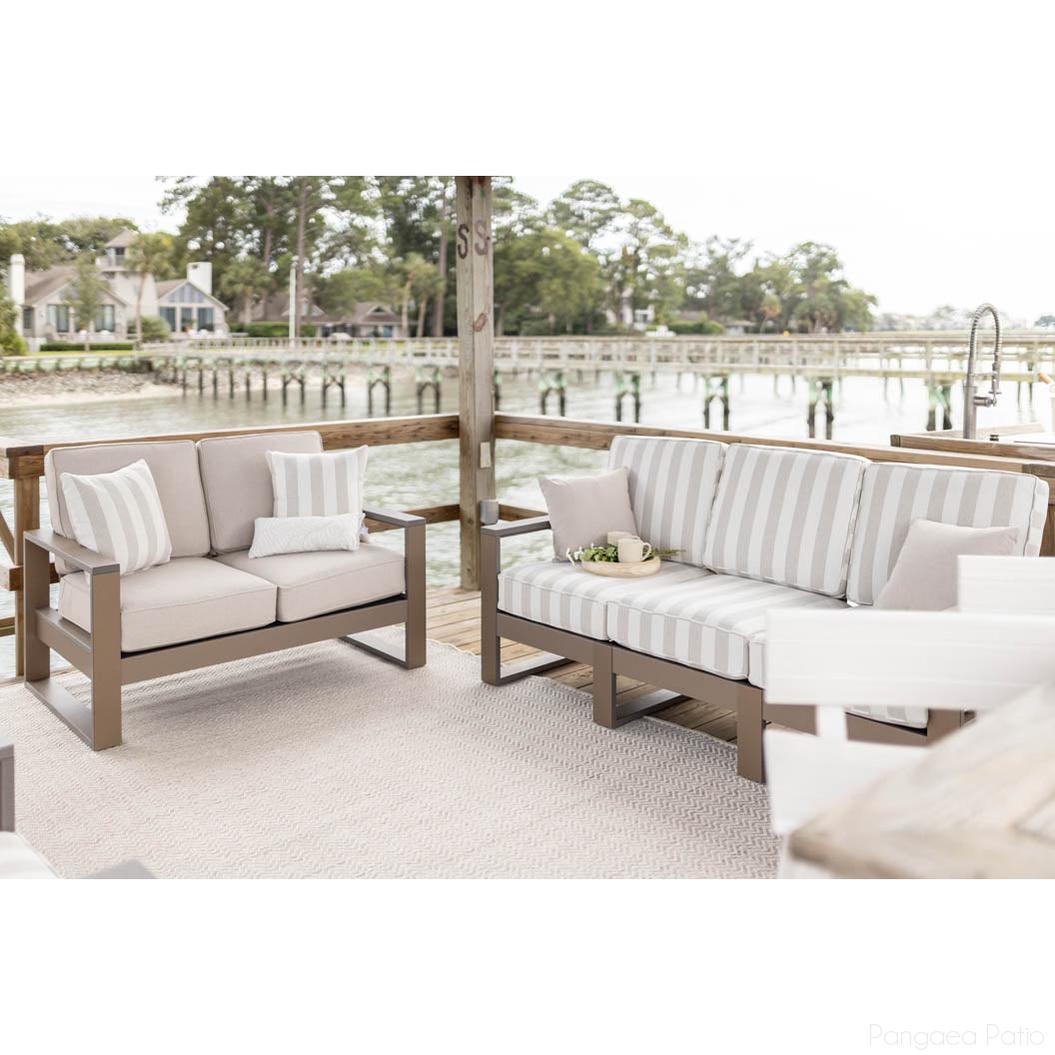 '-Berlin Gardens-Nordic High Back Loveseat-Pangaea Patio