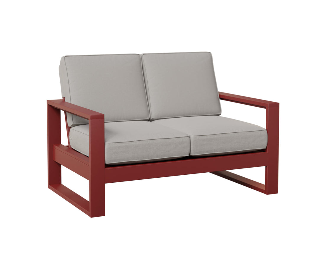 BGNHL5233MGR-Berlin Gardens-Nordic High Back Loveseat-Pangaea Patio