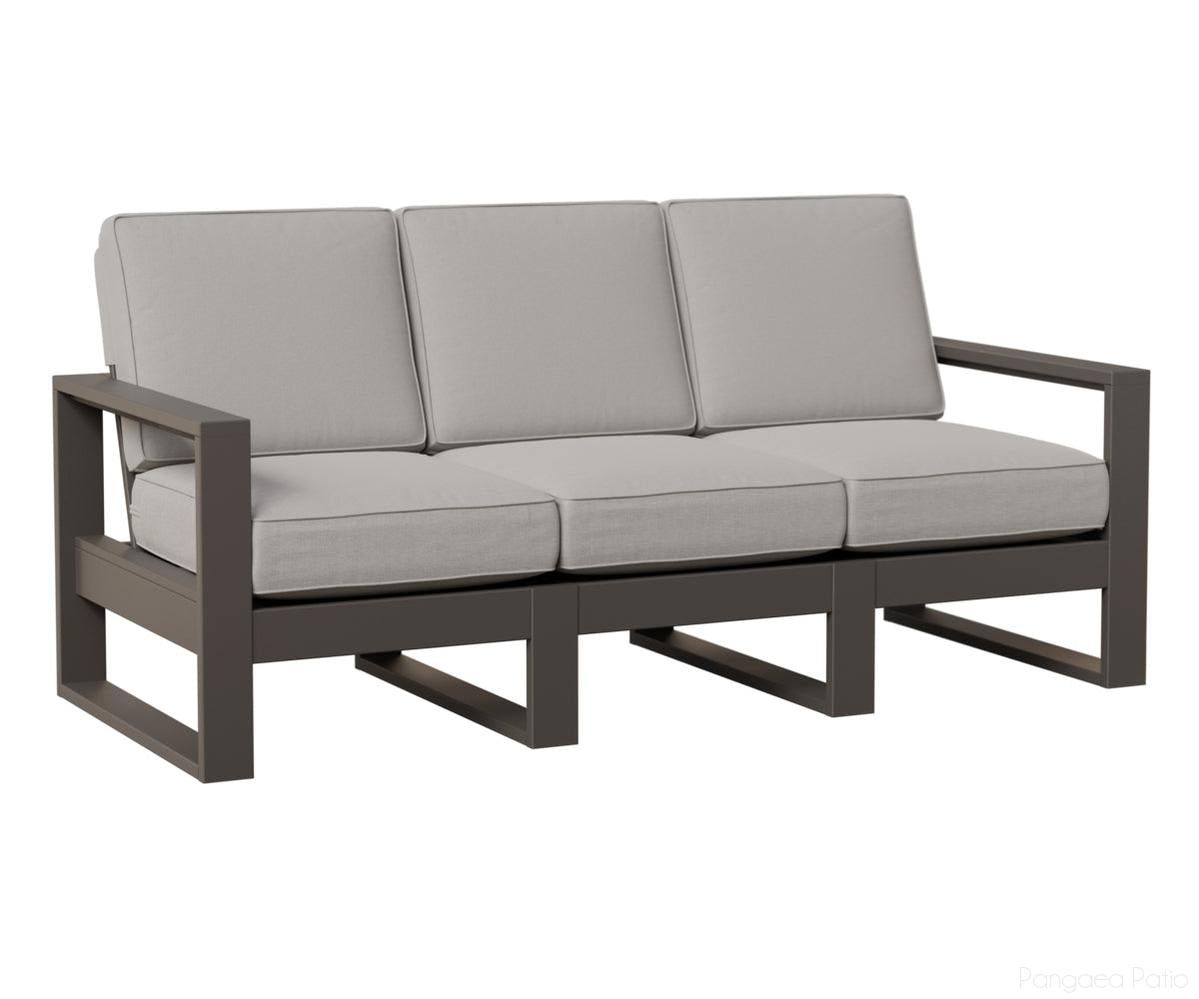 BGNHS7433MGG-Berlin Gardens-Nordic High Back Sofa-MGP Graphite-Pangaea Patio