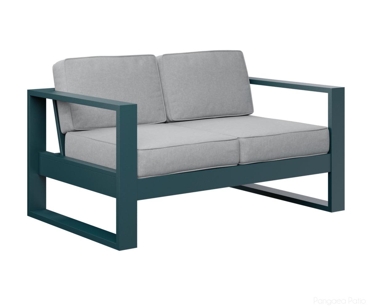 BGNL5224MGBY-Berlin Gardens-Nordic Loveseat-MGP Berry-Pangaea Patio