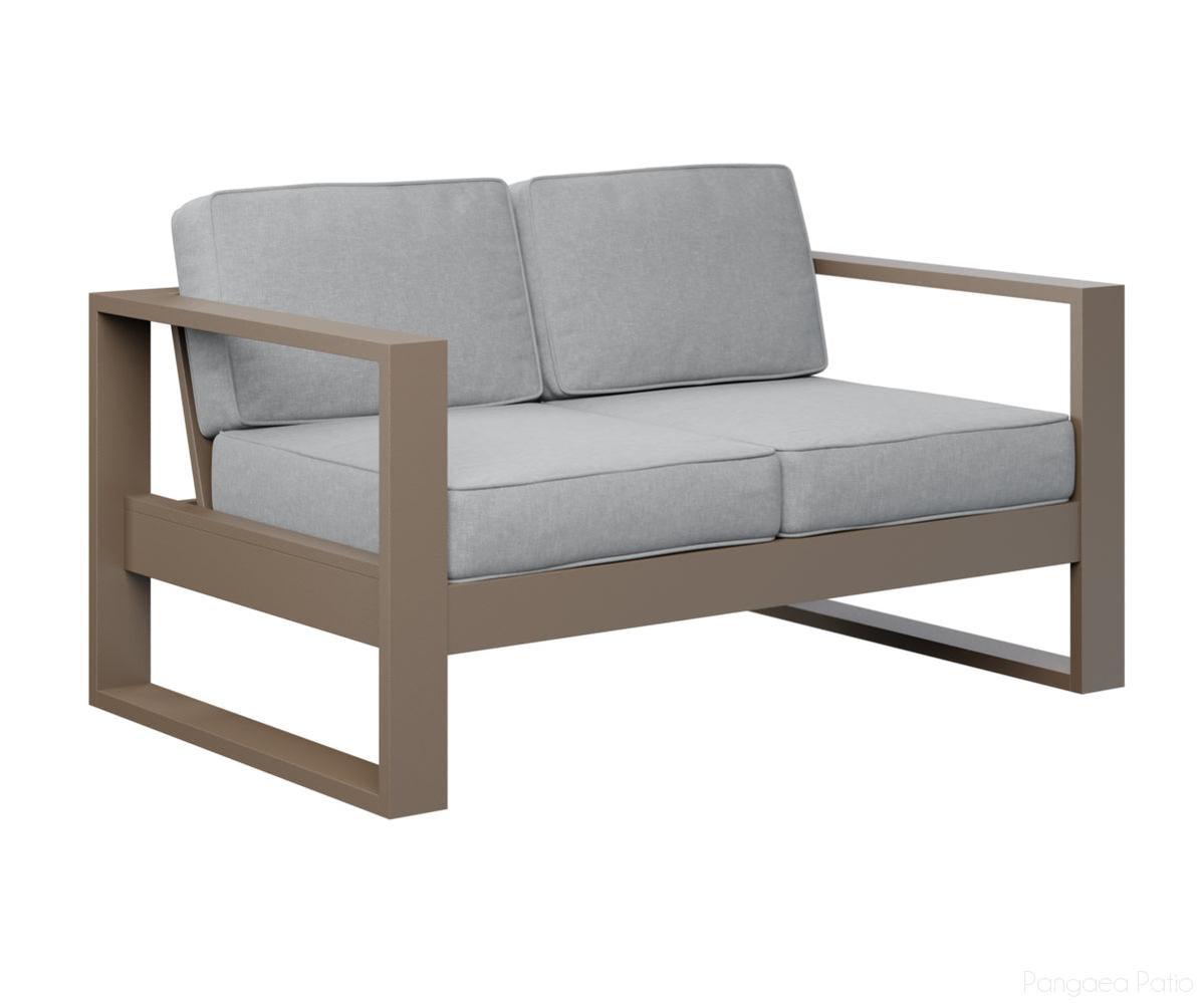 BGNL5224MGC-Berlin Gardens-Nordic Loveseat-MGP Clay-Pangaea Patio