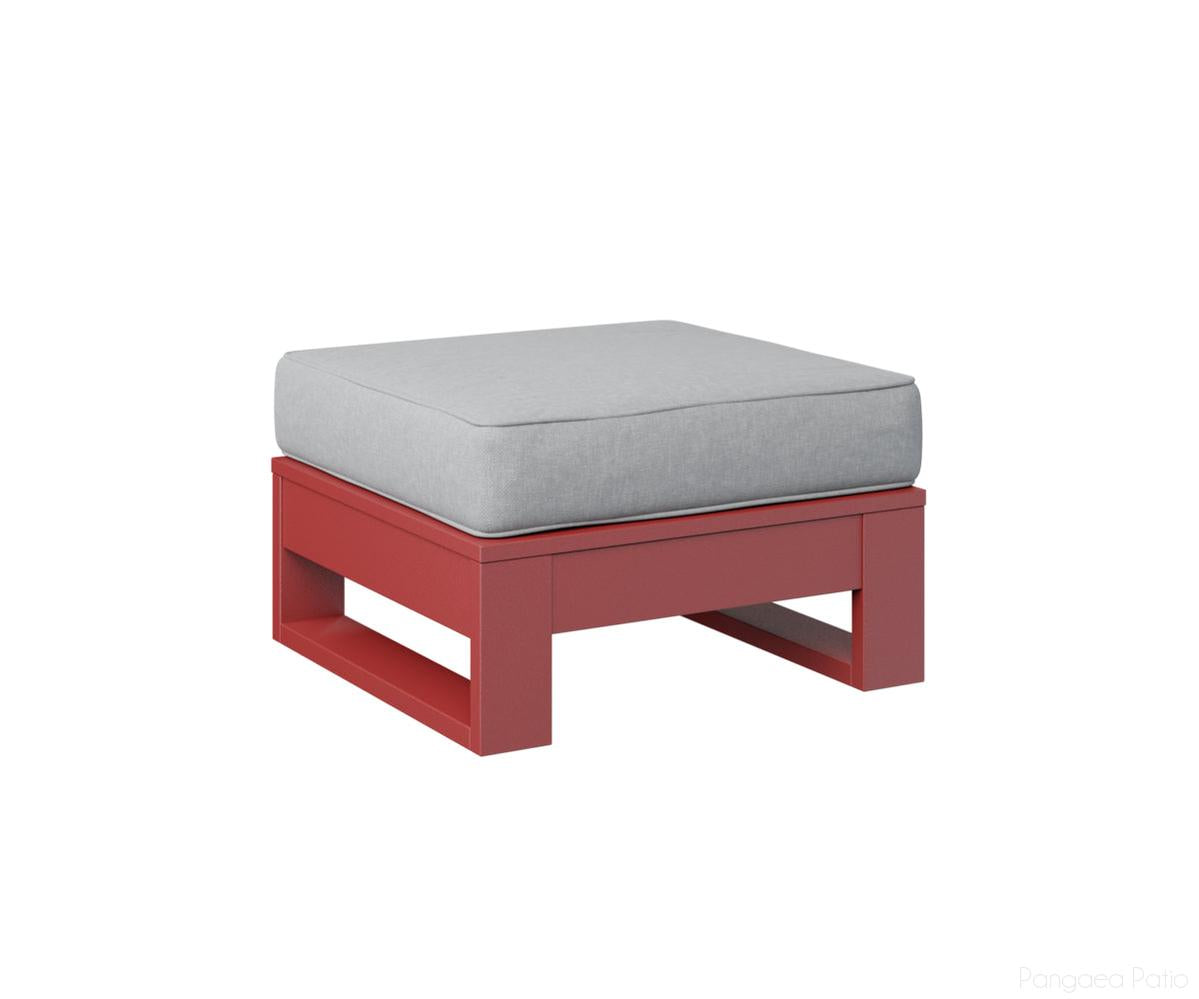 BGNO249MGR-Berlin Gardens-Nordic Ottoman-MGP Red-Pangaea Patio