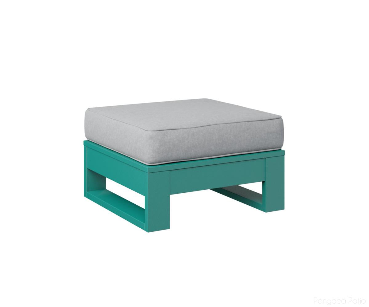BGNO249MGT-Berlin Gardens-Nordic Ottoman-MGP Teal-Pangaea Patio