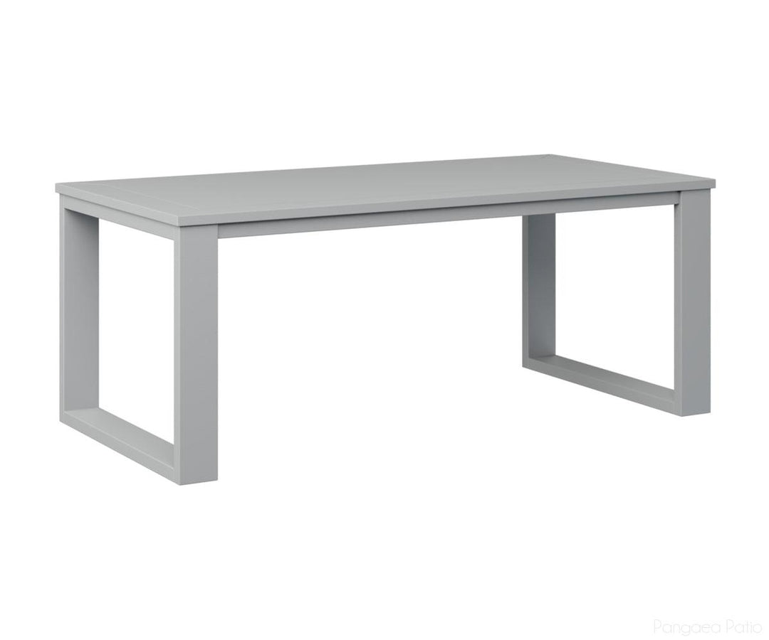 BGNRCT4719MGF-Berlin Gardens-Nordic Rectangular Coffee Table-MGP Fog-Pangaea Patio