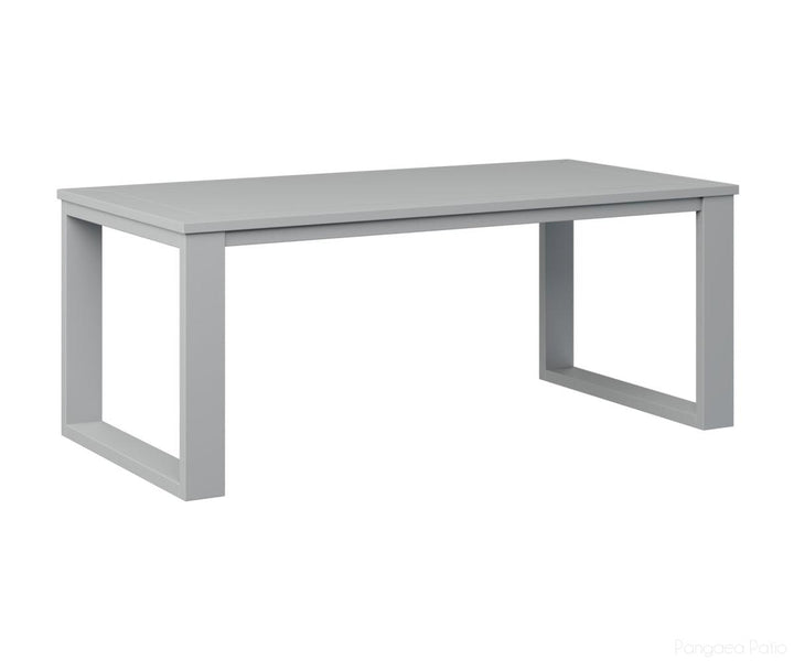 BGNRCT4719MGF-Berlin Gardens-Nordic Rectangular Coffee Table-MGP Fog-Pangaea Patio