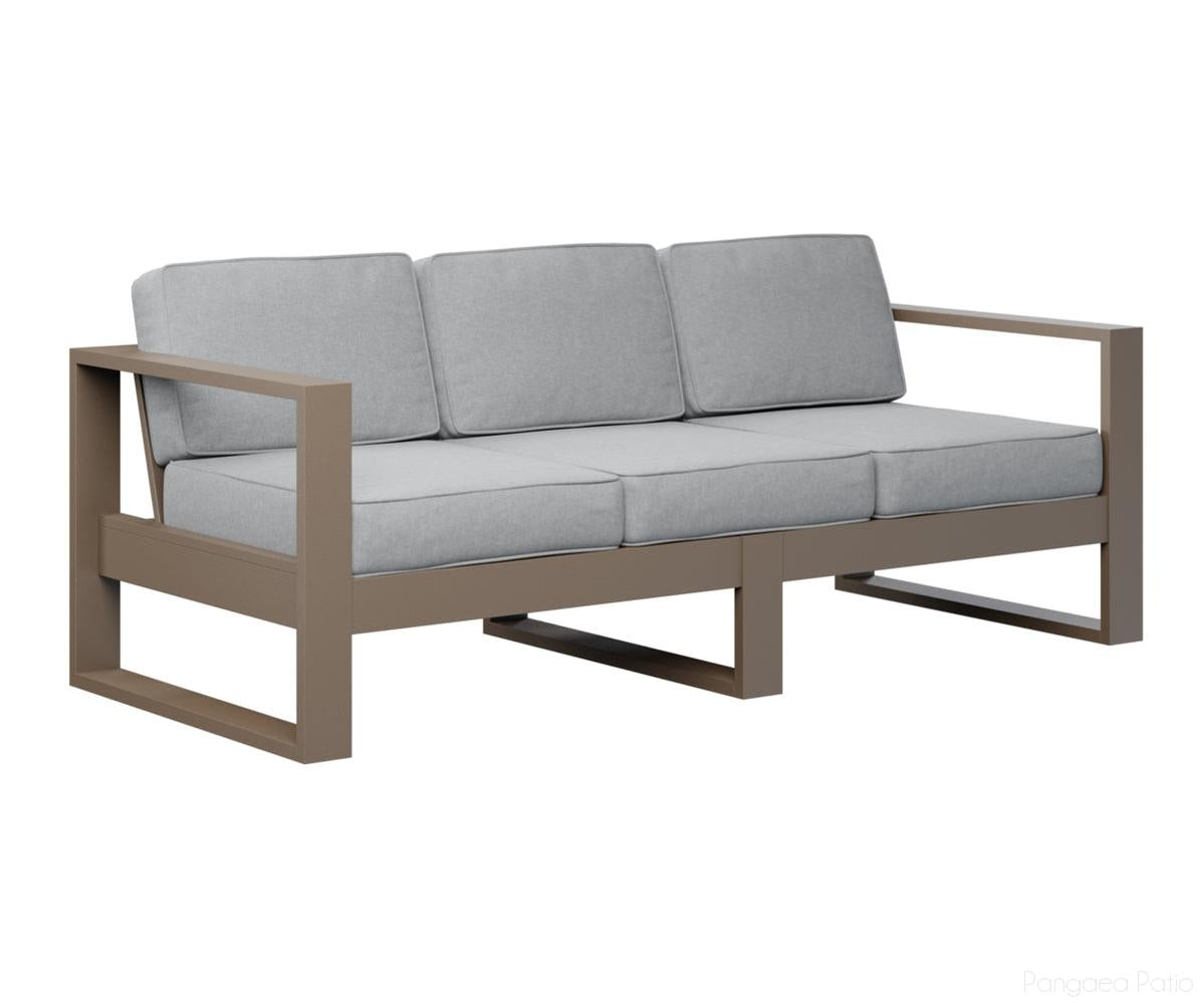 BGNS7424MGC-Berlin Gardens-Nordic Sofa-MGP Clay-Pangaea Patio