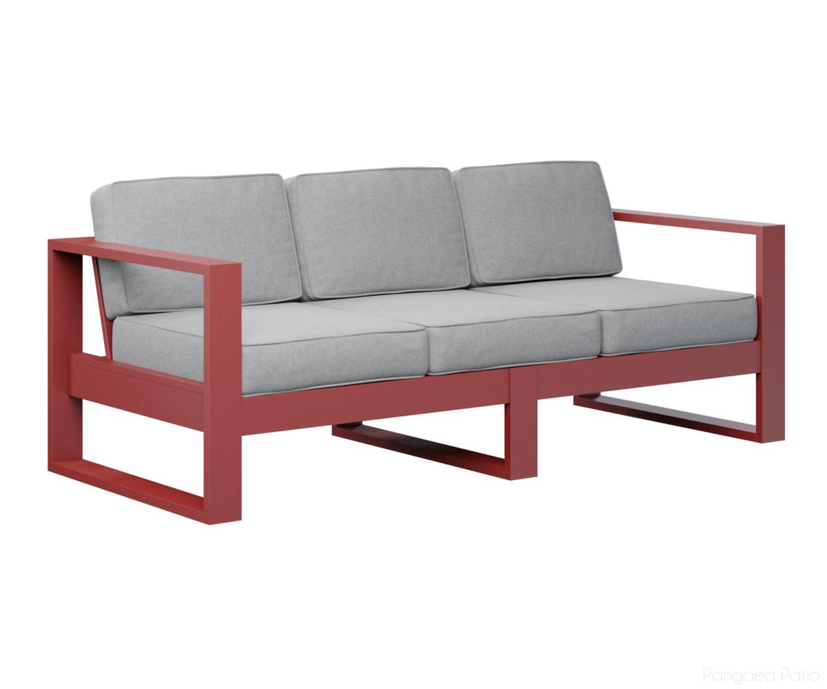 BGNS7424MGR-Berlin Gardens-Nordic Sofa-MGP Red-Pangaea Patio