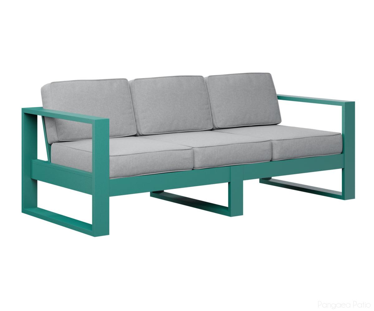 BGNS7424MGT-Berlin Gardens-Nordic Sofa-MGP Teal-Pangaea Patio