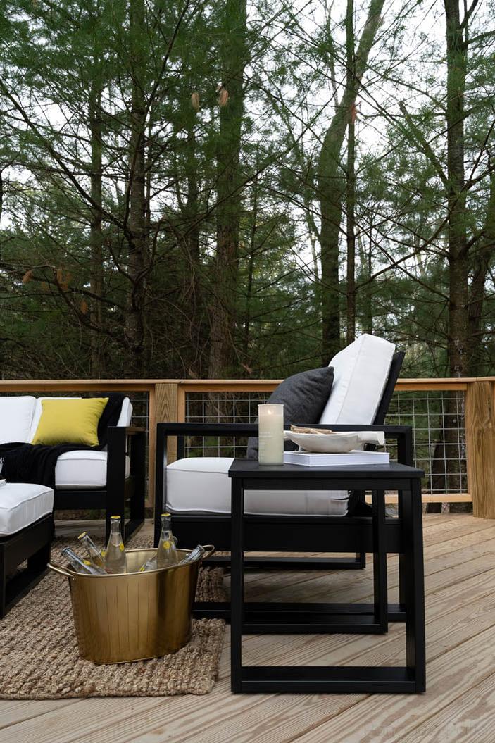 '-Berlin Gardens-Nordic Square End Table-Pangaea Patio