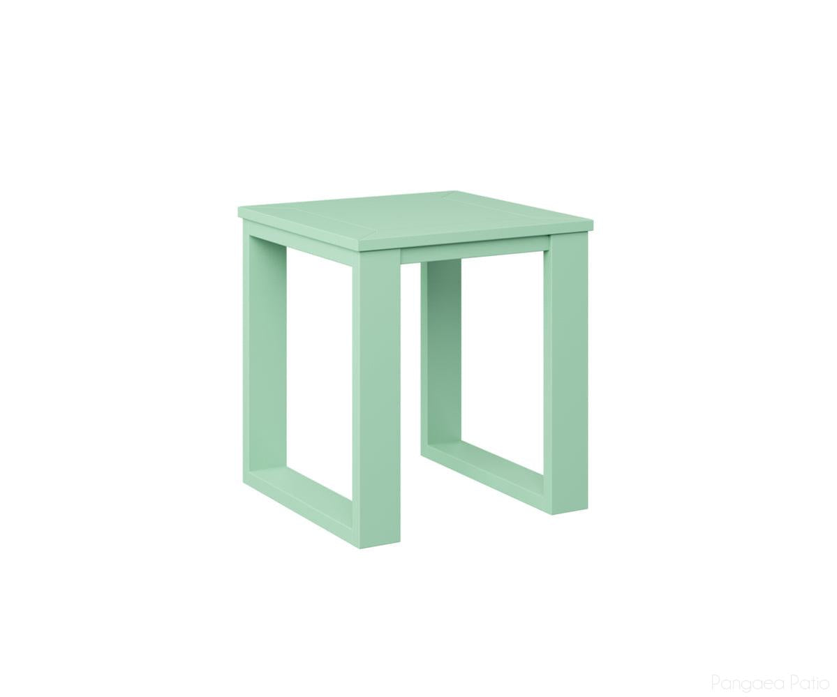 BGNSET1819MGM-Berlin Gardens-Nordic Square End Table-MGP Mint-Pangaea Patio