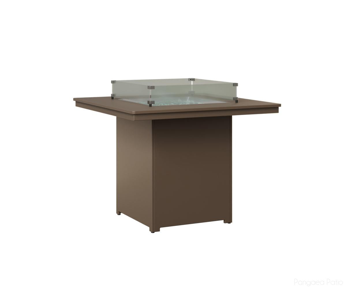 BGNSFT3647CMGC-Berlin Gardens-Numa Square Fire Table - Counter Height-MGP Clay-Pangaea Patio