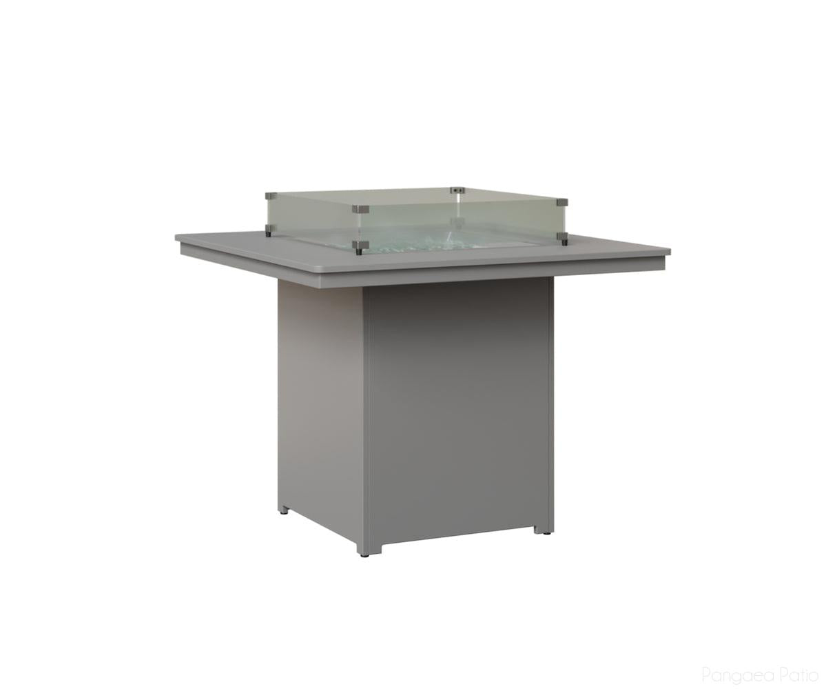BGNSFT3647CMGF-Berlin Gardens-Numa Square Fire Table - Counter Height-MGP Fog-Pangaea Patio