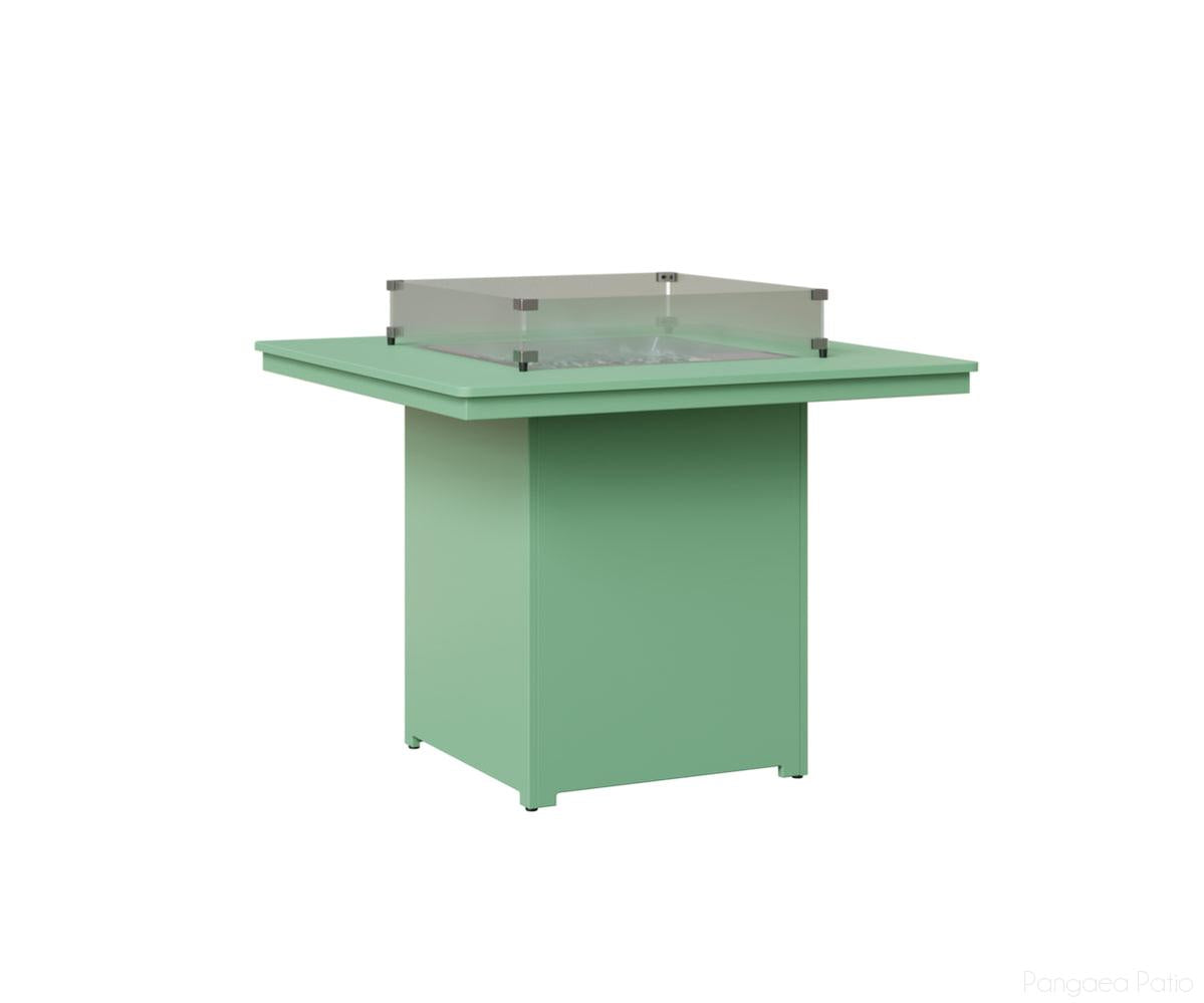 BGNSFT3647CMGM-Berlin Gardens-Numa Square Fire Table - Counter Height-MGP Mint-Pangaea Patio