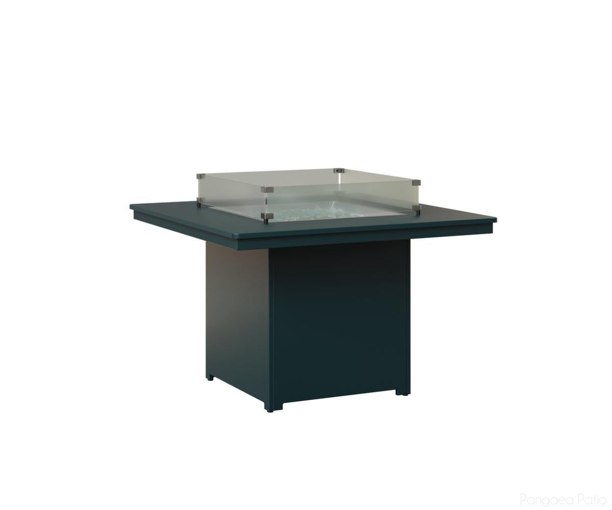 BGNSFT3147DMGBY-Berlin Gardens-Numa Square Fire Table - Dining Height-MGP Berry-Pangaea Patio