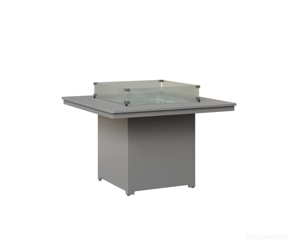 BGNSFT3147DMGF-Berlin Gardens-Numa Square Fire Table - Dining Height-MGP Fog-Pangaea Patio
