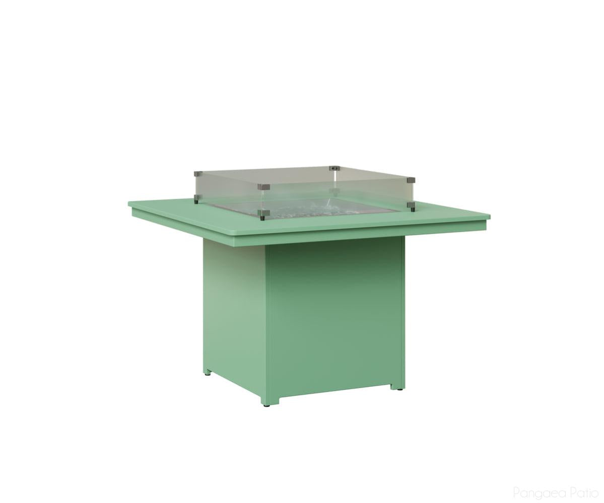 BGNSFT3147DMGM-Berlin Gardens-Numa Square Fire Table - Dining Height-MGP Mint-Pangaea Patio