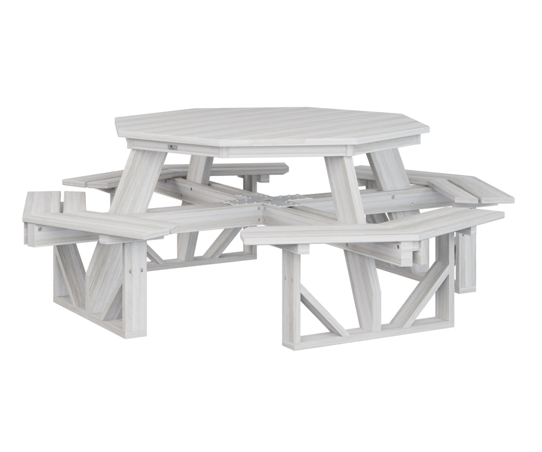 BGPOPT5184SS-Berlin Gardens-Octagon Picnic Table-Pangaea Patio