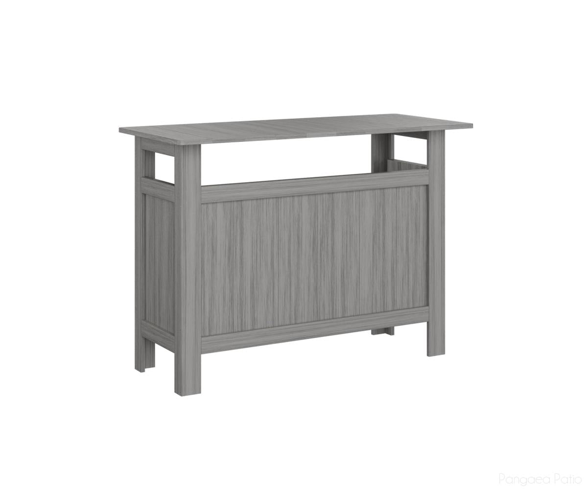 BGPOBB3955DG-Berlin Gardens-Outdoor Bar-Driftwood Gray BG-Pangaea Patio