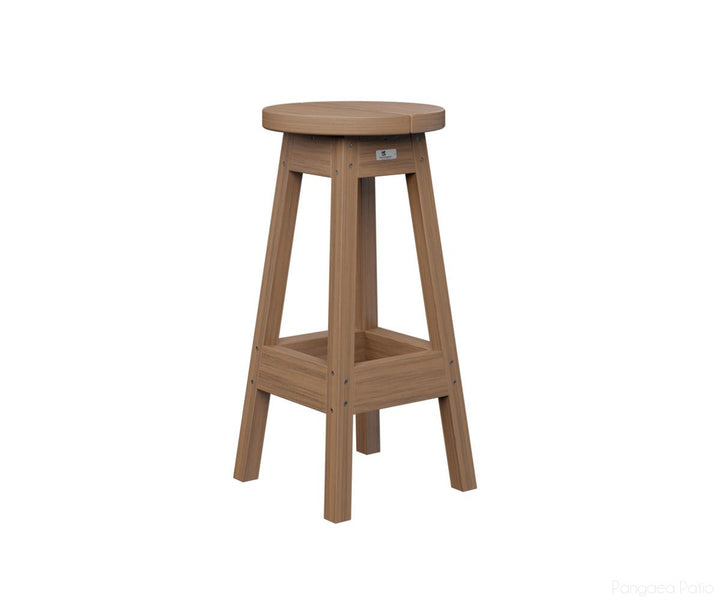 BGPOBS1430AM-Berlin Gardens-Outdoor Bar Stool-Antique Mahogany BG-Pangaea Patio