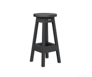 BGPOBS1430B-Berlin Gardens-Outdoor Bar Stool-Black BG-Pangaea Patio