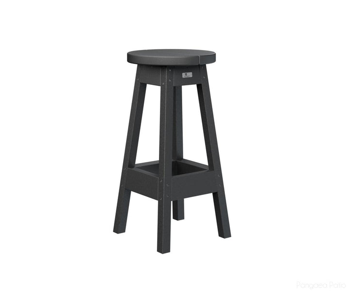 BGPOBS1430B-Berlin Gardens-Outdoor Bar Stool-Black BG-Pangaea Patio