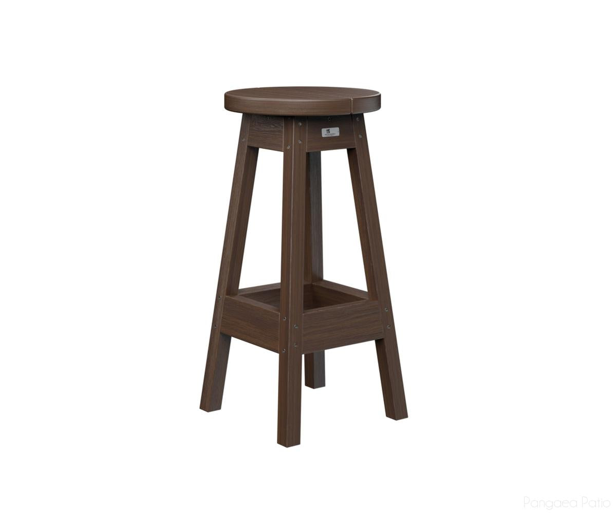 BGPOBS1430BW-Berlin Gardens-Outdoor Bar Stool-Brazilian Walnut BG-Pangaea Patio