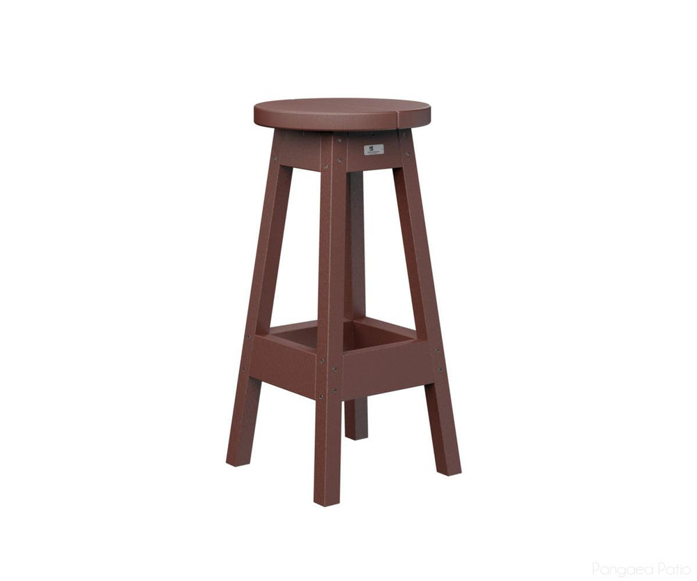 BGPOBS1430BR-Berlin Gardens-Outdoor Bar Stool-Burgundy BG-Pangaea Patio