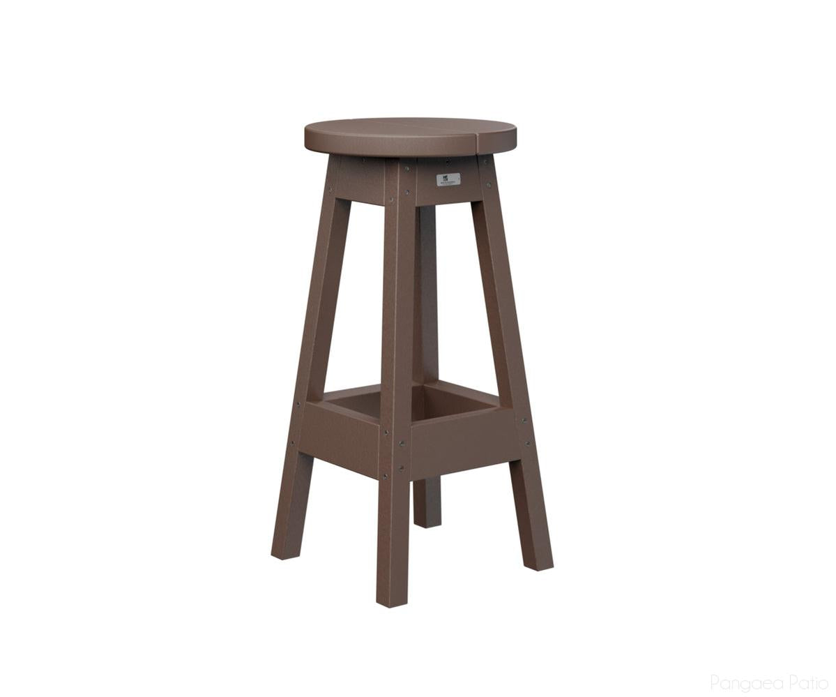 BGPOBS1430CB-Berlin Gardens-Outdoor Bar Stool-Chocolate Brown BG-Pangaea Patio