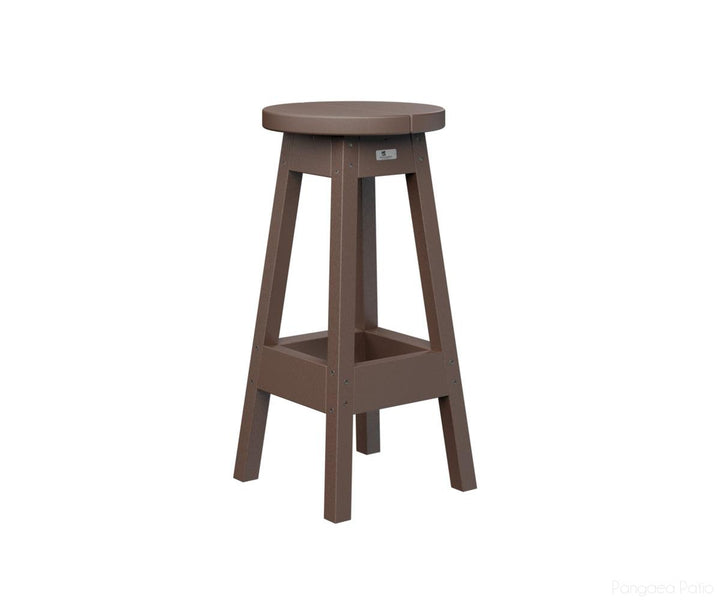BGPOBS1430CB-Berlin Gardens-Outdoor Bar Stool-Chocolate Brown BG-Pangaea Patio