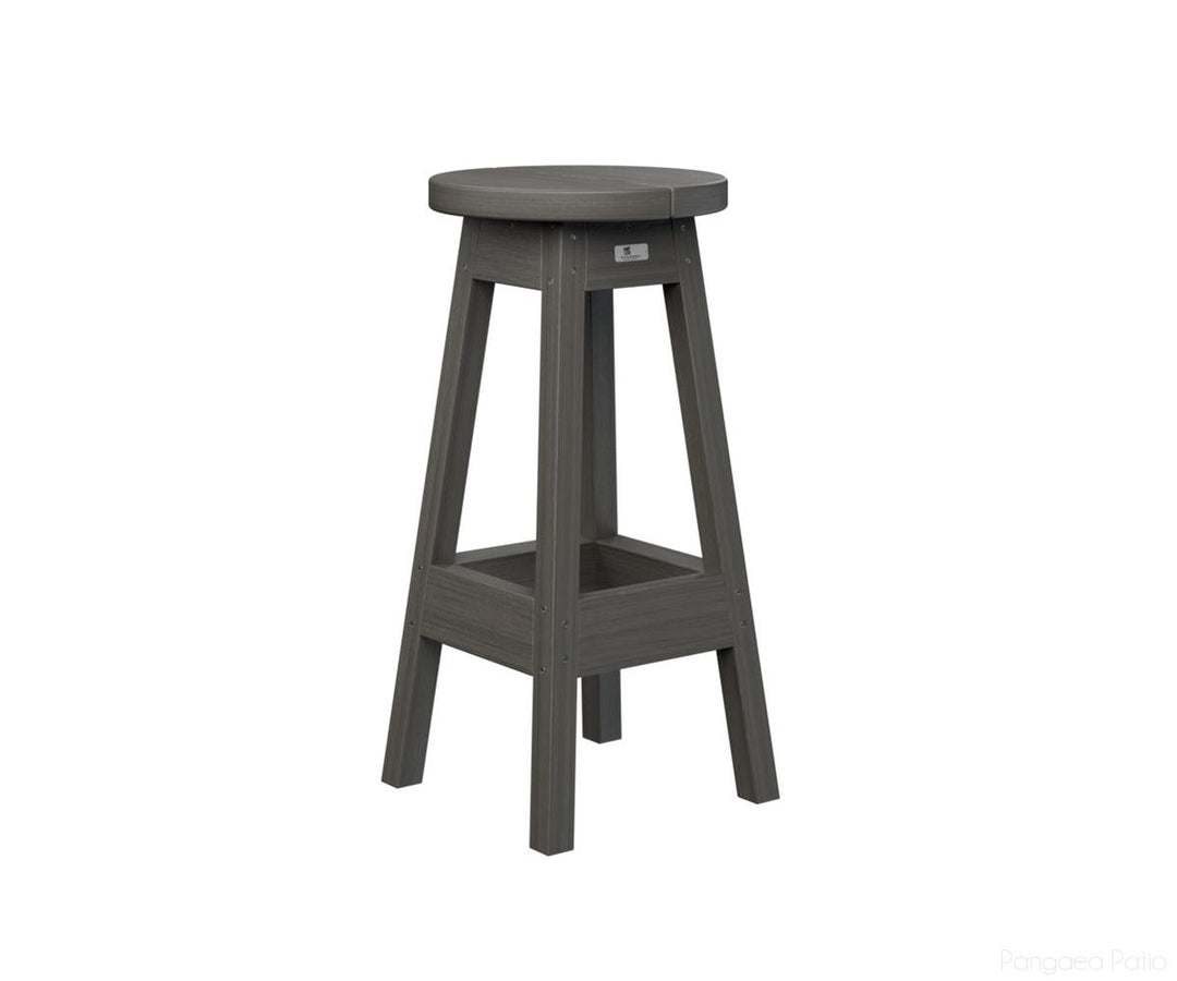 BGPOBS1430CG-Berlin Gardens-Outdoor Bar Stool-Coastal Gray BG-Pangaea Patio