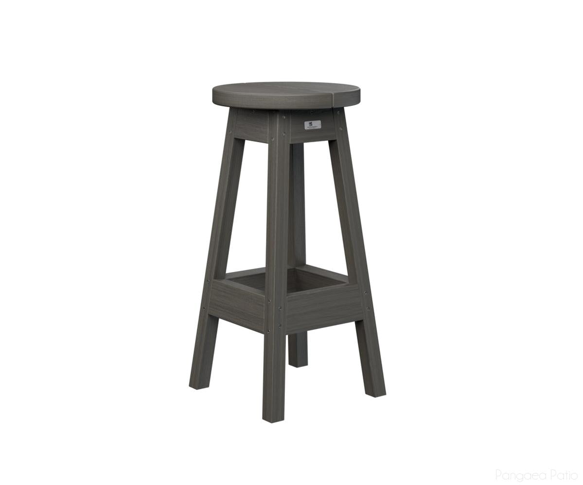 BGPOBS1430CG-Berlin Gardens-Outdoor Bar Stool-Coastal Gray BG-Pangaea Patio