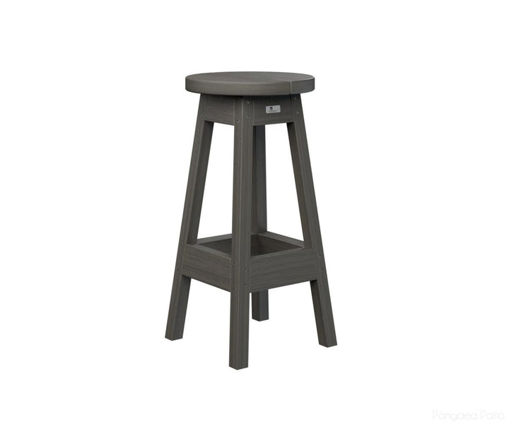 BGPOBS1430CG-Berlin Gardens-Outdoor Bar Stool-Coastal Gray BG-Pangaea Patio