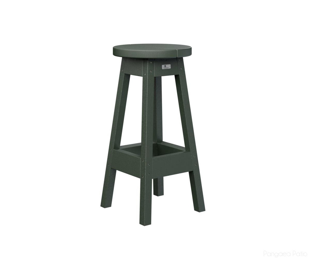 BGPOBS1430G-Berlin Gardens-Outdoor Bar Stool-Green BG-Pangaea Patio