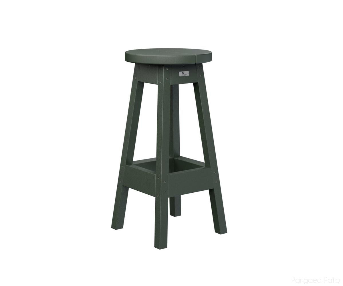 BGPOBS1430G-Berlin Gardens-Outdoor Bar Stool-Green BG-Pangaea Patio