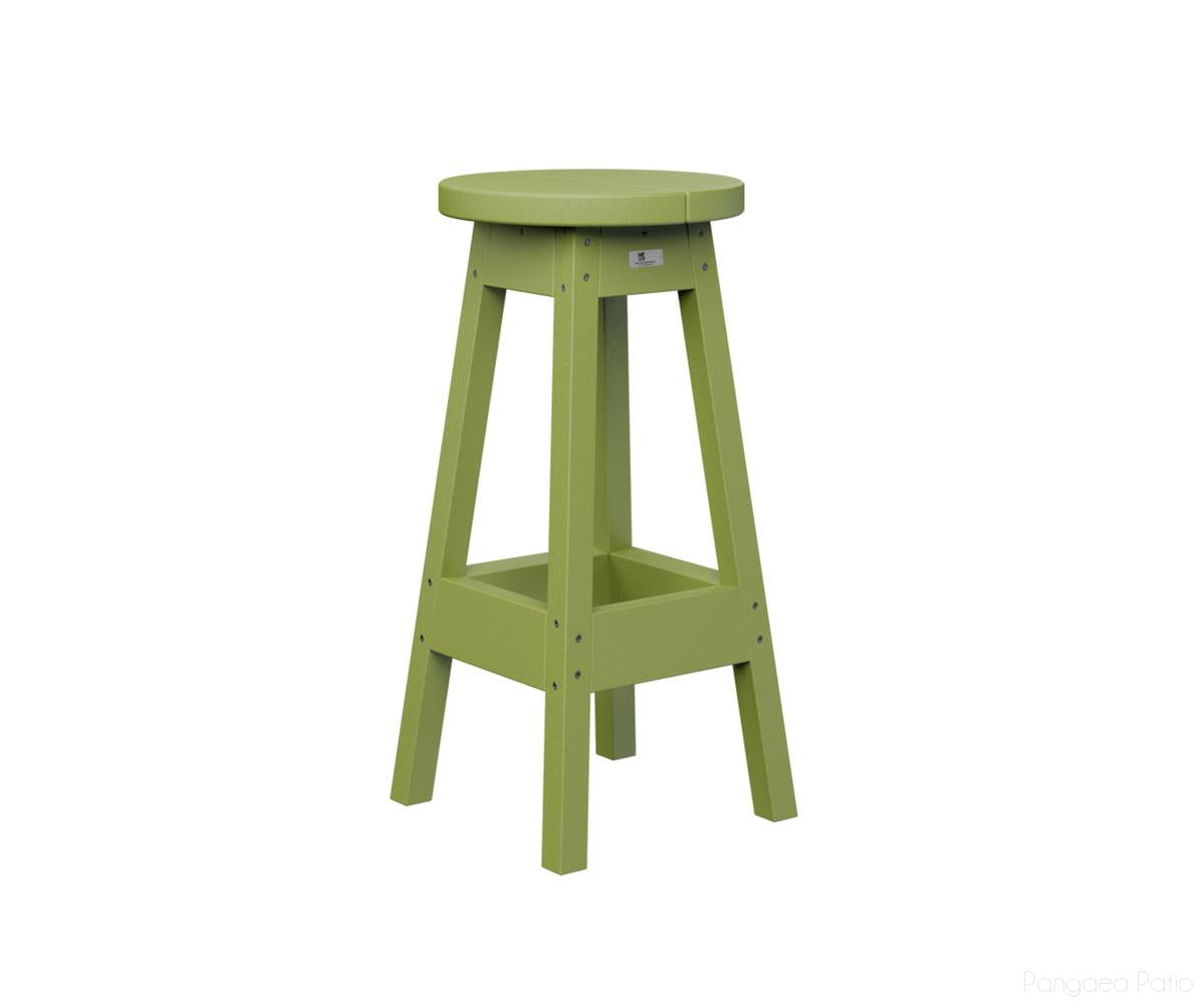 BGPOBS1430KG-Berlin Gardens-Outdoor Bar Stool-Kiwi Green BG-Pangaea Patio