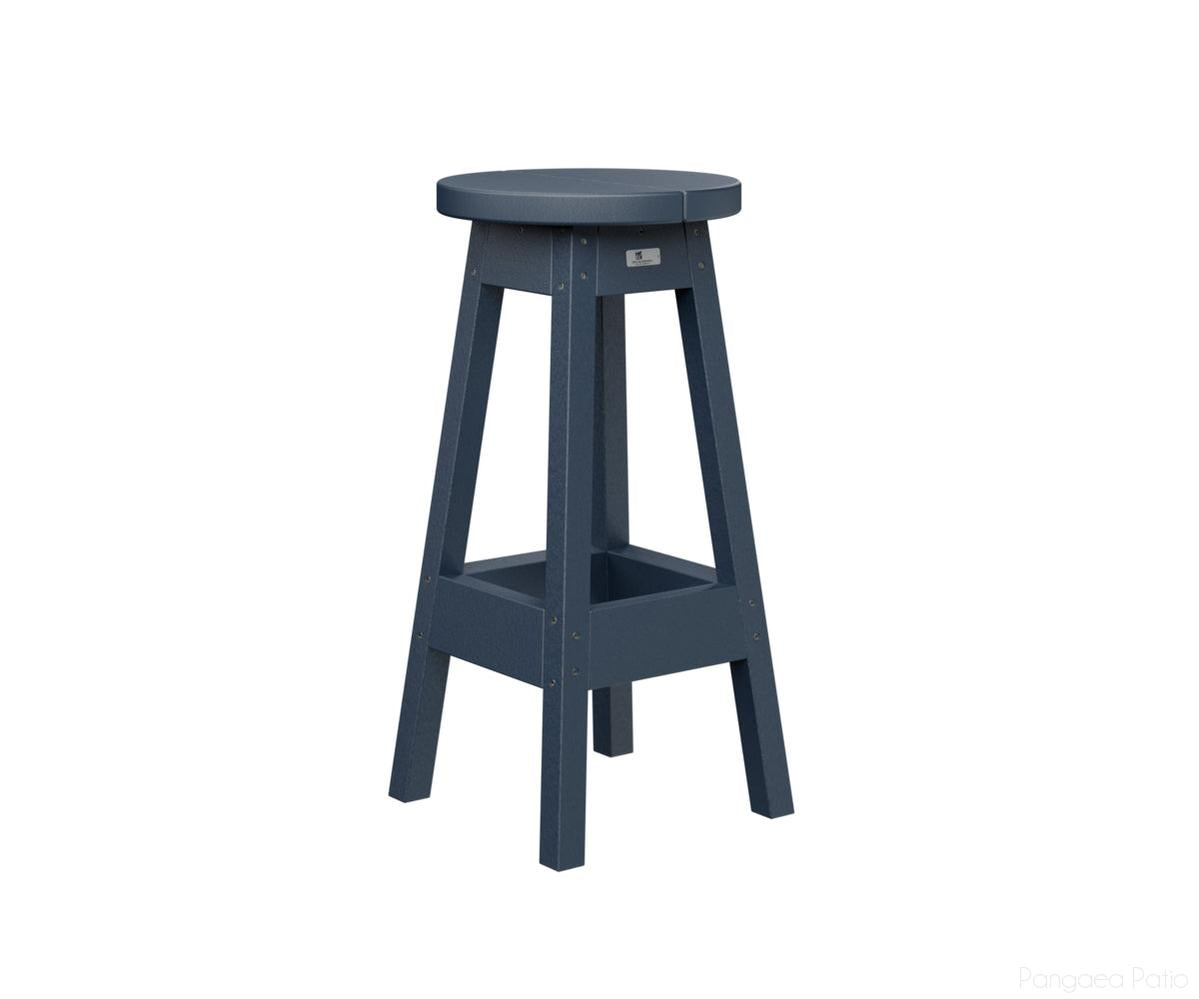 BGPOBS1430NB-Berlin Gardens-Outdoor Bar Stool-Navy Blue BG-Pangaea Patio
