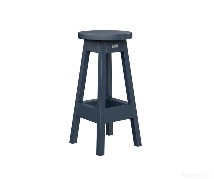 BGPOBS1430NB-Berlin Gardens-Outdoor Bar Stool-Navy Blue BG-Pangaea Patio