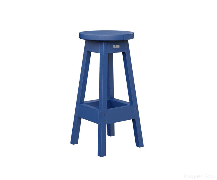 BGPOBS1430PB-Berlin Gardens-Outdoor Bar Stool-Pacific Blue BG-Pangaea Patio