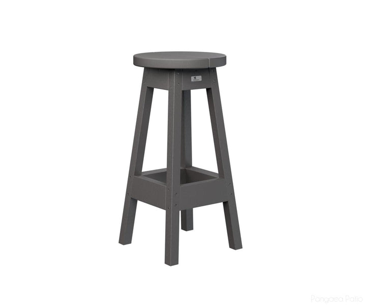 BGPOBS1430SG-Berlin Gardens-Outdoor Bar Stool-Smoke Gray BG-Pangaea Patio
