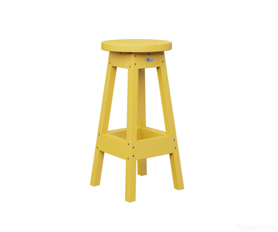 BGPOBS1430SY-Berlin Gardens-Outdoor Bar Stool-Sunburst Yellow BG-Pangaea Patio
