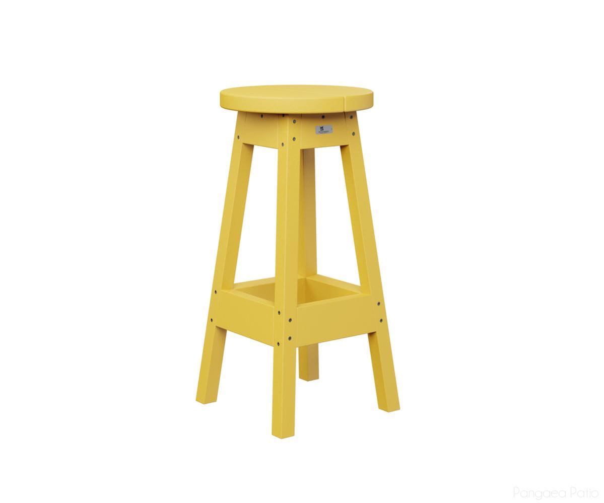 BGPOBS1430SY-Berlin Gardens-Outdoor Bar Stool-Sunburst Yellow BG-Pangaea Patio