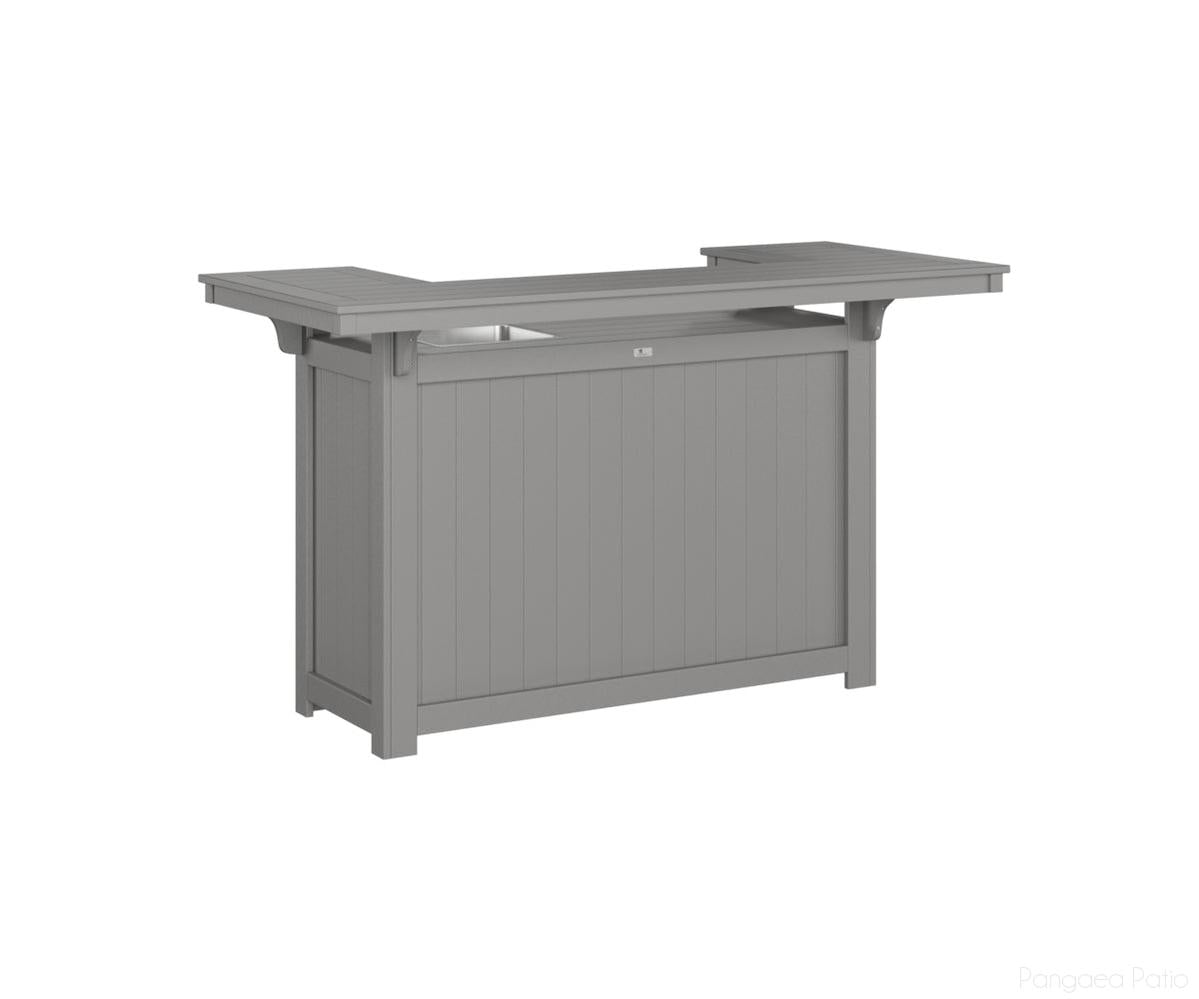 BGODIS4272IBLG-Berlin Gardens-Outdoor Island with Ice Bowl-Light Gray BG-Pangaea Patio