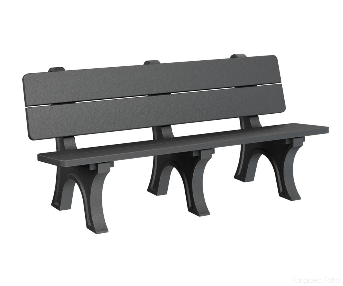 BGPOPB3472B-Berlin Gardens-Park Bench-Black BG-Pangaea Patio