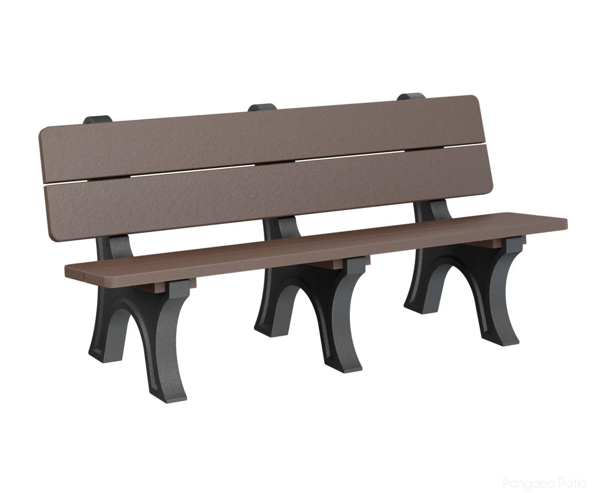BGPOPB3472CB-Berlin Gardens-Park Bench-Chocolate Brown BG-Pangaea Patio