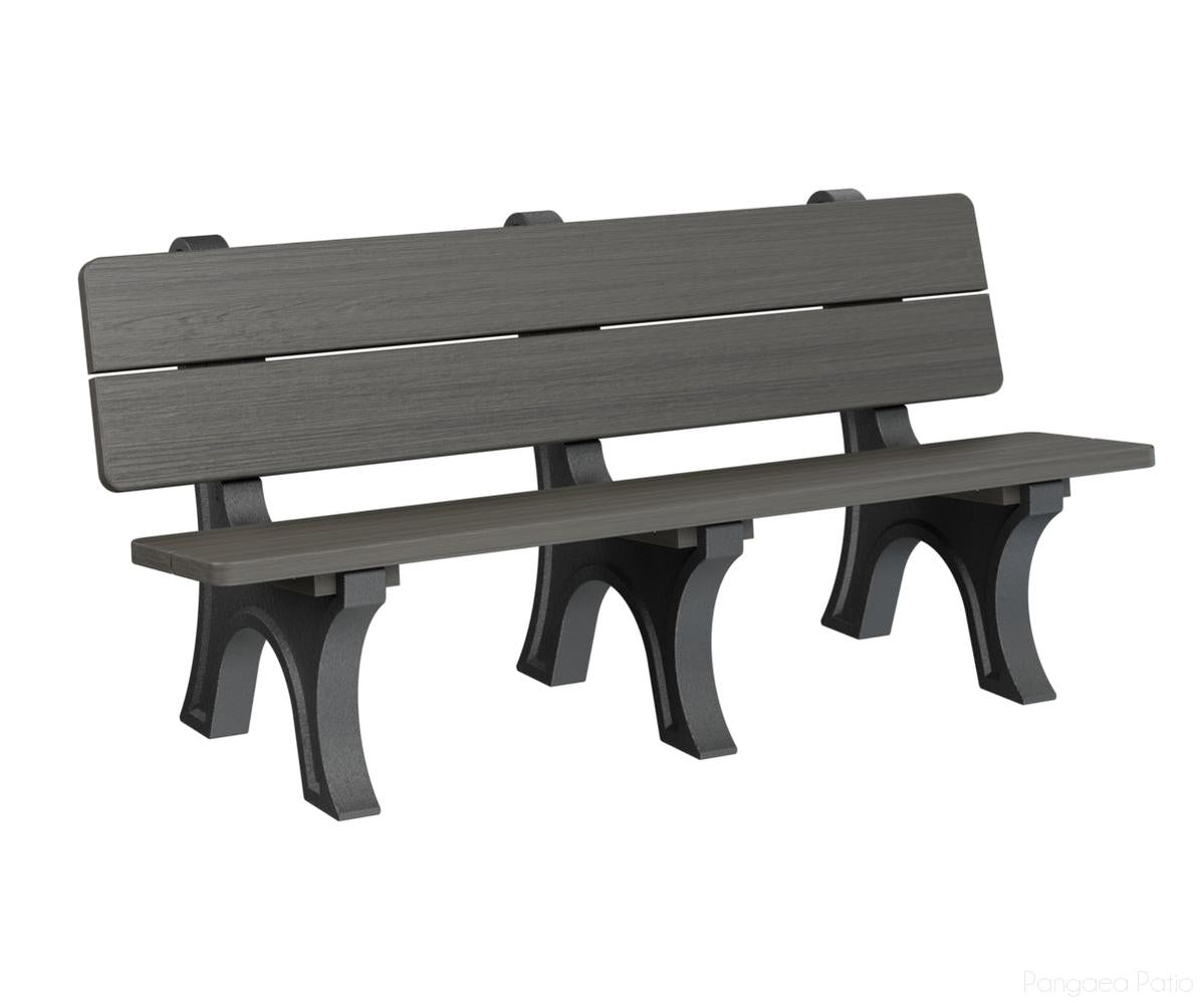 BGPOPB3472CG-Berlin Gardens-Park Bench-Coastal Gray BG-Pangaea Patio
