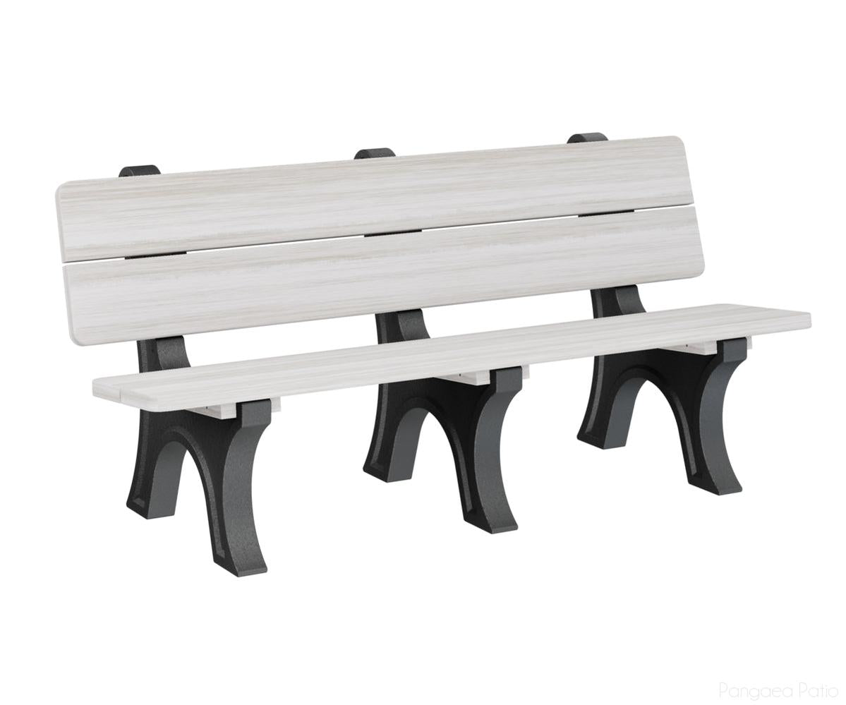 BGPOPB3472SS-Berlin Gardens-Park Bench-Seashell BG-Pangaea Patio